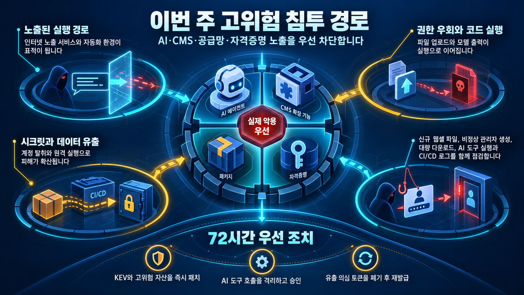 주요 취약점 (CVE) 인포그래픽 주요 취약점 (CVE) 인포그래픽